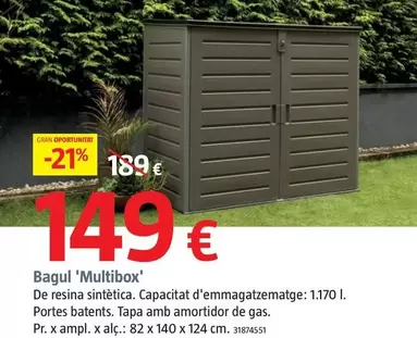 Oferta de Arcón Multibox  por 149€ en BAUHAUS