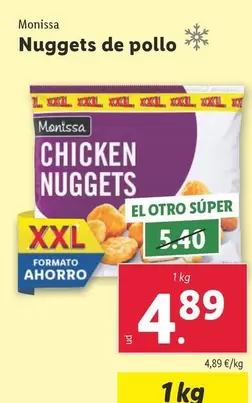 Oferta de Monissa - Nuggets De Pollo por 4,89€ en Lidl