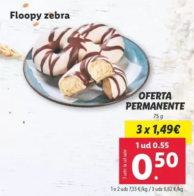 Oferta de Floopy Zebra por 0,5€ en Lidl