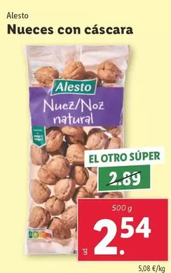 Oferta de Alesto - Nueces Con Cascara por 2,54€ en Lidl