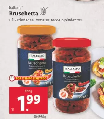 Oferta de Italiamo - Bruschetta por 1,99€ en Lidl