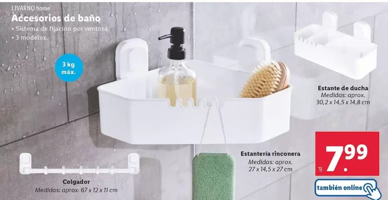 Oferta de Livarno Home - Accesorios De Bano por 7,99€ en Lidl