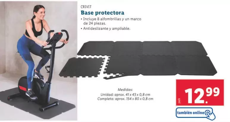 Oferta de Crivit - Base Protectora por 12,99€ en Lidl