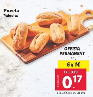 Oferta de Pulguita por 0,19€ en Lidl