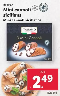 Oferta de Italiamo - Mini Cannoli Sicilianos  por 2,49€ en Lidl