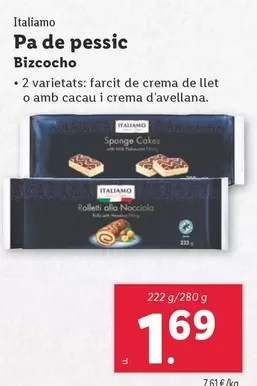 Oferta de Italiamo - Bizcocho por 1,69€ en Lidl