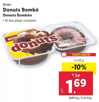 Oferta de Bimbo - Donuts Bombón por 1,69€ en Lidl