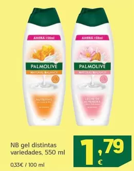 Oferta de Palmolive - Nb Gel Distintas Variedades por 1,79€ en HiperDino