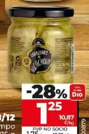 Oferta de Dia Vegecampo - Alcachofas 8/12 por 1,25€ en Dia