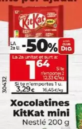 Oferta de Nestlé - Chocolatinas Kitkat mini por 3,29€ en Dia