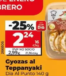 Oferta de Dia Al Punto - Gyozas Al Teppanyaki por 2,24€ en Dia