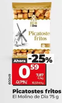 Oferta de El Molino De Dia - Picatostes Fritos por 0,59€ en Dia