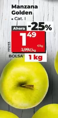 Oferta de Manzana Golden por 1,49€ en Dia