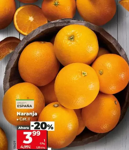 Oferta de Naranja por 3,99€ en Dia