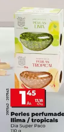 Oferta de Dia Super Paco - Perlas Perfumada Lima / Tropical por 1,45€ en Dia