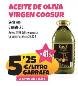 Oferta de Coosur - Aceite De Oliva Virgen por 5,25€ en Ahorramas