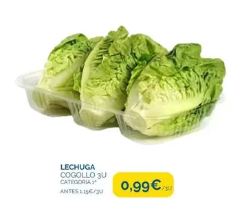 Oferta de Lechuga Cogollo por 0,99€ en Supermercados La Despensa