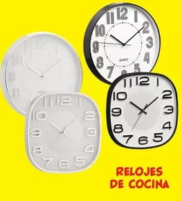 Oferta de Relojes De Cocina por 6€ en Outlet Hogar