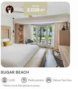Oferta de Deluxe - Sugar Beach por 2039€ en Tui Travel PLC