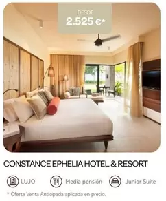 Oferta de Constance Ephelia Hotel & Resort por 2525€ en Tui Travel PLC