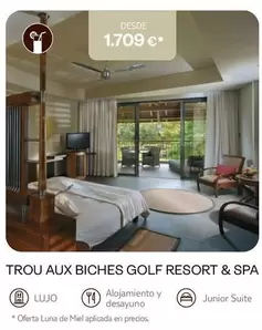 Oferta de Luna de Miel - Trou Aux Biches Golf Resort & Spa por 1709€ en Tui Travel PLC