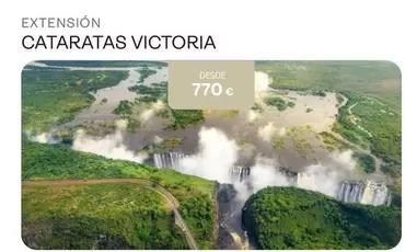 Oferta de Victoria - Cataratas Victoria por 770€ en Tui Travel PLC