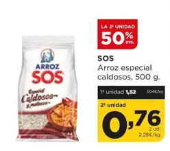 Oferta de Sos - Arroz Especial Caldosos por 1,52€ en Alimerka