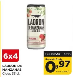 Oferta de Ladrón de Manzanas - Cider por 1,45€ en Alimerka