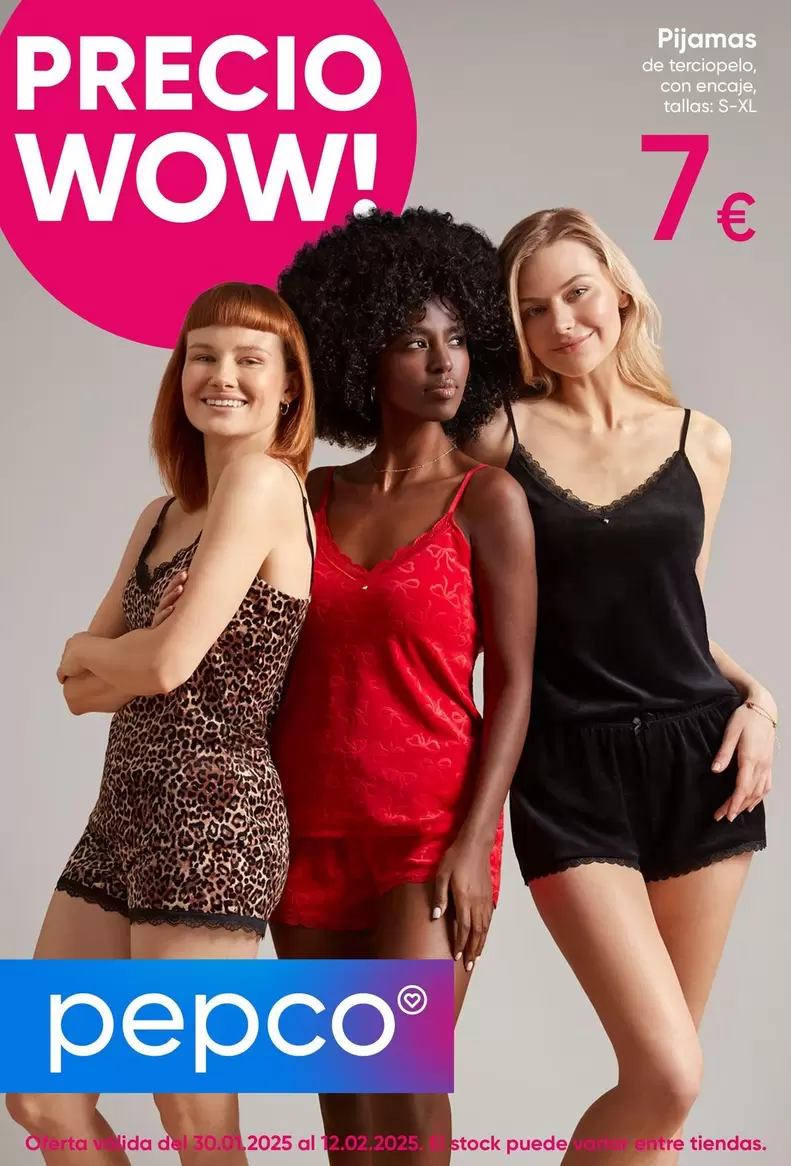 Oferta de Wow - Pijamas por 7€ en Pepco