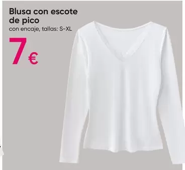 Oferta de Pico - Blusa Con Escote De por 7€ en Pepco