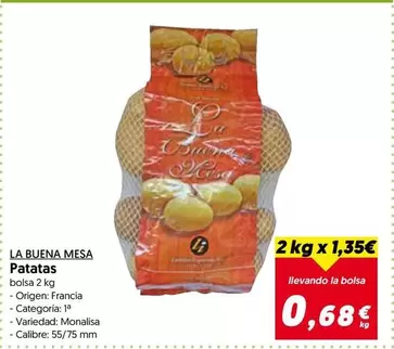 Oferta de Origen - Patatas por 0,68€ en Hiper Usera