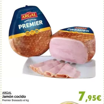 Oferta de Argal - Jamon Cocido por 7,95€ en Hiper Usera