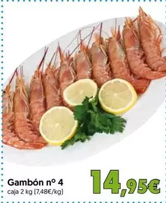 Oferta de Gambón No 4 por 14,95€ en Hiper Usera