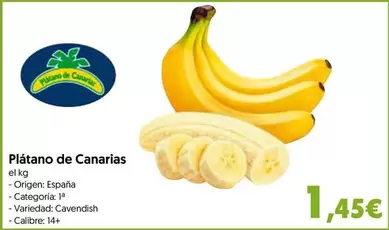 Oferta de Origen - Platano De Canarias por 1,45€ en Hiper Usera