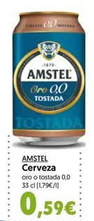 Oferta de Amstel - Cerveza por 0,59€ en Hiper Usera