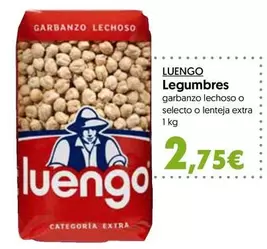 Oferta de Luengo - Legumbres por 2,75€ en Hiper Usera