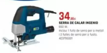 Oferta de Serra De Calar Ingenio por 34,95€ en Fes Més