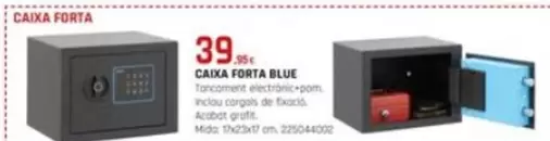 Oferta de Caixa Forta Blue por 39,95€ en Fes Més