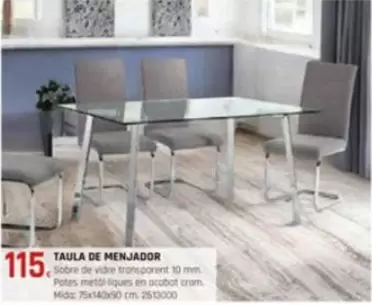 Oferta de Taula De Menjador por 115€ en Fes Més