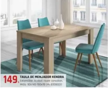 Oferta de Taula De Menjador Kendra por 149€ en Fes Més