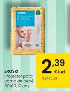 Oferta de Eroski - Protector Para Cama De Bebe por 2,39€ en Eroski