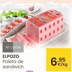 Oferta de Elpozo - Paleta De Sandwich por 6,95€ en Eroski