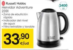 Oferta de Russell Hobbs - Hervidor Adventure 2391 por 33,9€ en Eroski