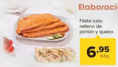 Oferta de Filete Ruso Relleno De Jamon Y Queso por 6,95€ en Autoservicios Familia