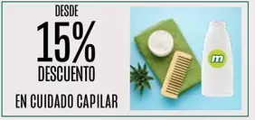 Oferta de 15% Descuento En Cuidado Capilar en Masymas