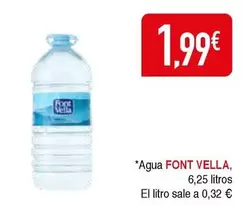 Oferta de Font Vella - Agua por 1,99€ en Masymas