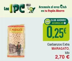 Oferta de Wow - Garbanzos Extra por 2,7€ en Masymas