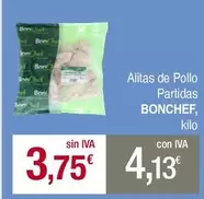 Oferta de Bon - Alitas De Pollo Partidas por 3,75€ en Masymas