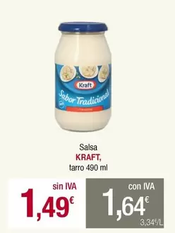 Oferta de Kraft - Salsa Tarro por 1,49€ en Masymas