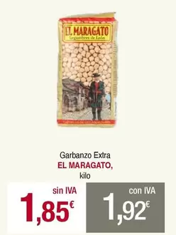 Oferta de Garbanzo Extra por 1,85€ en Masymas